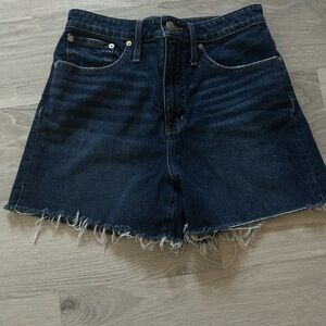 Madewell curvy high rise shorts